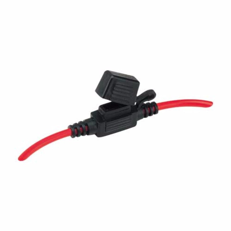 Narva Inline Mini Blade Fuse Holder 30amp with weatherproof cap for durable, reliable electrical protection.