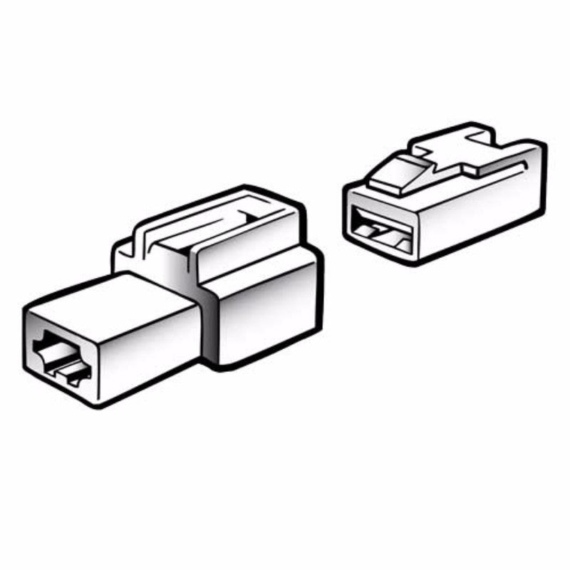 Narva Connector Q/C Male/Female 1way, designed for reliable electrical connections in automotive and DIY projects.