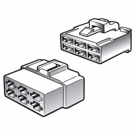 Narva 8-way Q/C connector set featuring 20A rating, ideal for automotive and marine electrical connections.