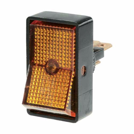 Narva Switch Rocker Illum On/Off with LED light, 16A rating, ideal for 12V applications, stylish and easy installation.