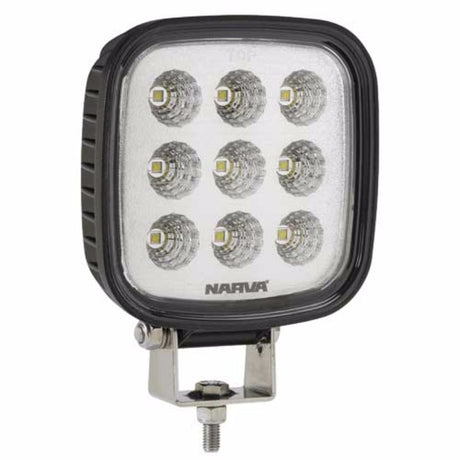 Narva LED flood beam light, 2500 lumens, 9-33V, ideal for off-road, construction, and outdoor use. Durable and weather-resistant.