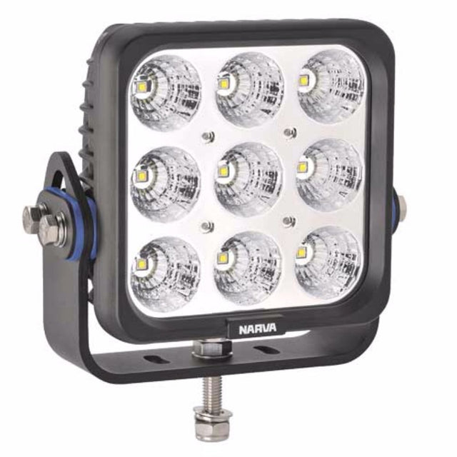 Narva 9x10w LED Square Floodlight, bright and weatherproof for outdoor illumination in gardens and parking lots.