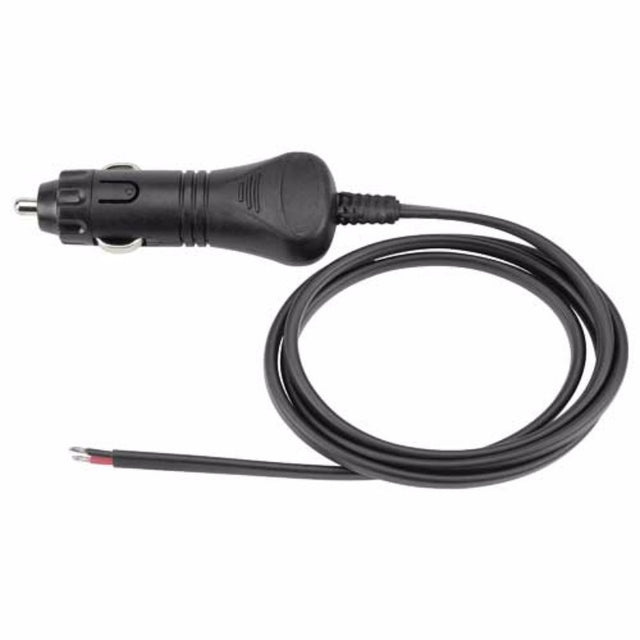 Narva Cigarette Lighter Plug with 1m lead, 20A at 12V, 10A at 24V, and European vehicle adaptor for versatile power access.