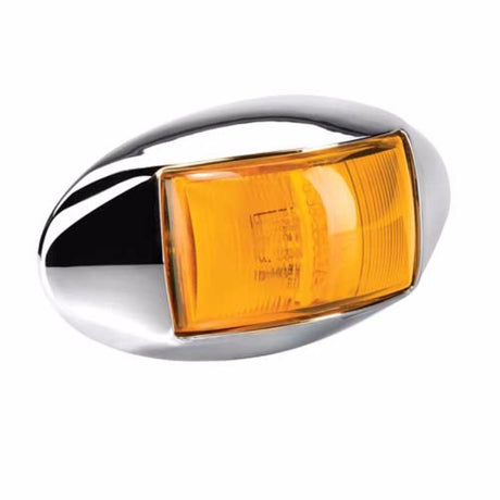 Narva LED marker light in amber, 9-33V, compact design, high visibility, IP66/IP68 rated, efficient for vehicles.