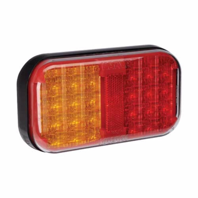 Compact Narva Model 41 Indicator and Side/Tail Light with durable polycarbonate lens, IP66/IP67 rating, and low energy draw.