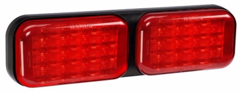 Narva LED 41 Rear Stop/Tail/Reflector Insert, bright red light for enhanced visibility, designed for trucks and trailers.