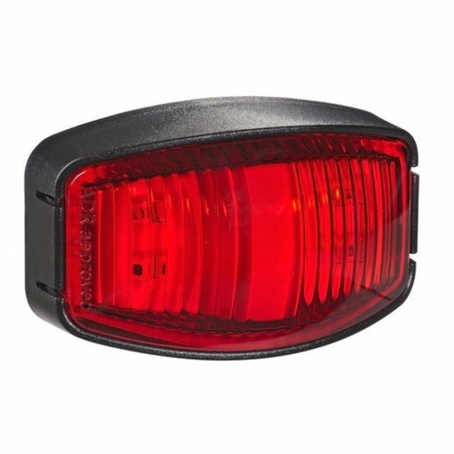 Narva Maxilite 10-30V LED Reom Red light with sturdy base, sealed design, and 40cm cable, ideal for vehicles and trailers.