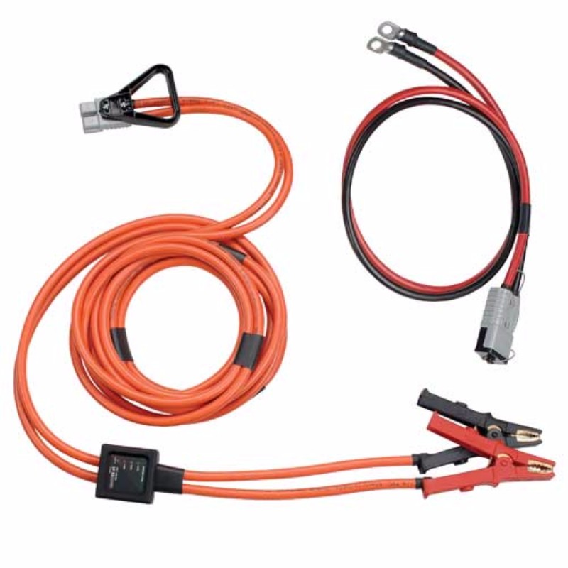 Heavy-duty 900A surge boost cables, 6m long, ideal for quick battery recovery in cars, trucks, and RVs.