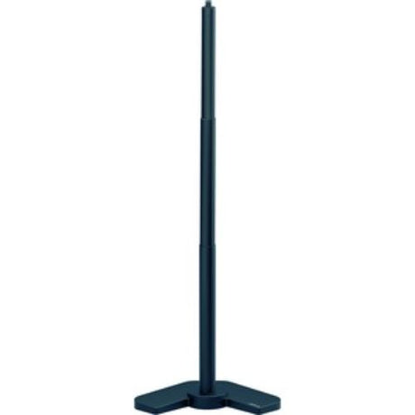 Jabra PanaCast tabletop stand in black, designed for stability and versatility in video conferencing setups.