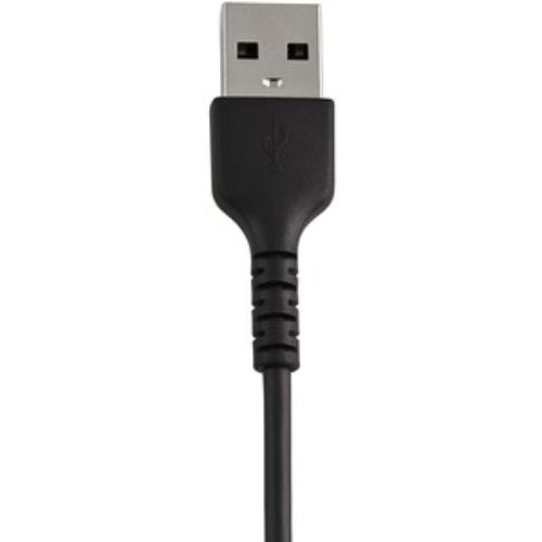 Durable USB-A to Lightning Cable - 12" (Black)