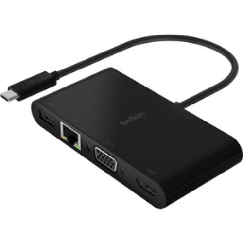 USB-C MULTIMEDIA + CHARGE ADAPTER - Belkin