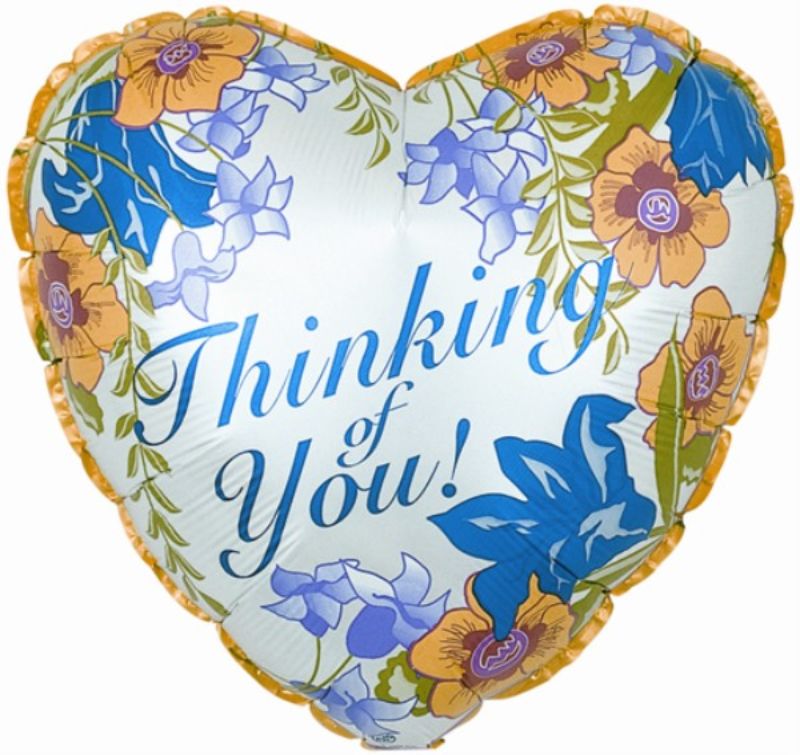Bright air-filled balloon featuring vibrant floral design, perfect for celebrations or thoughtful gestures, complete with cup and stick.