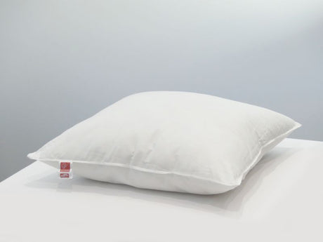 Eco-friendly 65cm Euro Pillow by Dreamticket, featuring cotton cover and 900g microdenier fill for ultimate comfort and support.