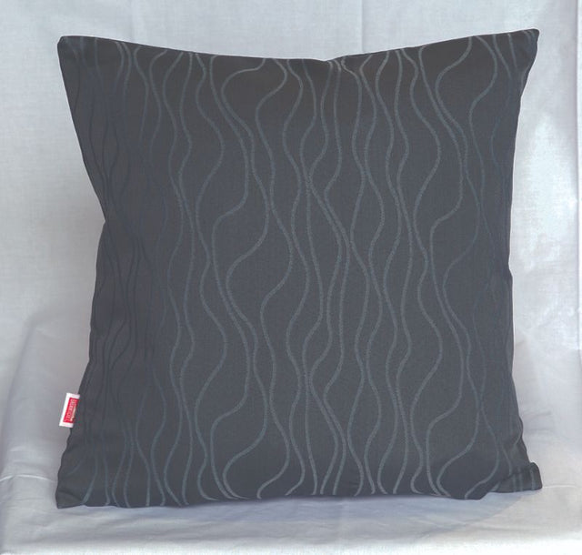 Midnight cushion cover in 43cm, crafted from soft durable polyester with invisible zipper, perfect for stylish home decor.