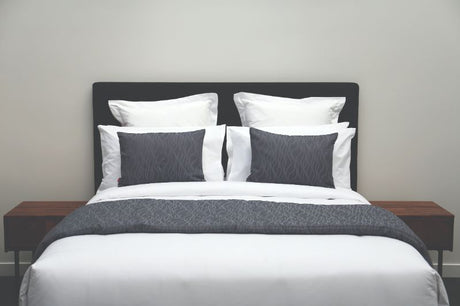 Luxurious Midnight bed scarf for King Single beds, crafted in 100% polyester with channel quilting for warmth and style.