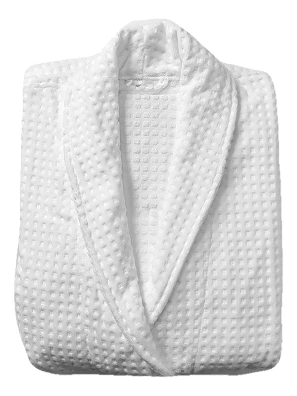 Plush 400gsm cotton bathrobe, 142cm long, perfect for cozy comfort after baths or showers, ideal for year-round use.