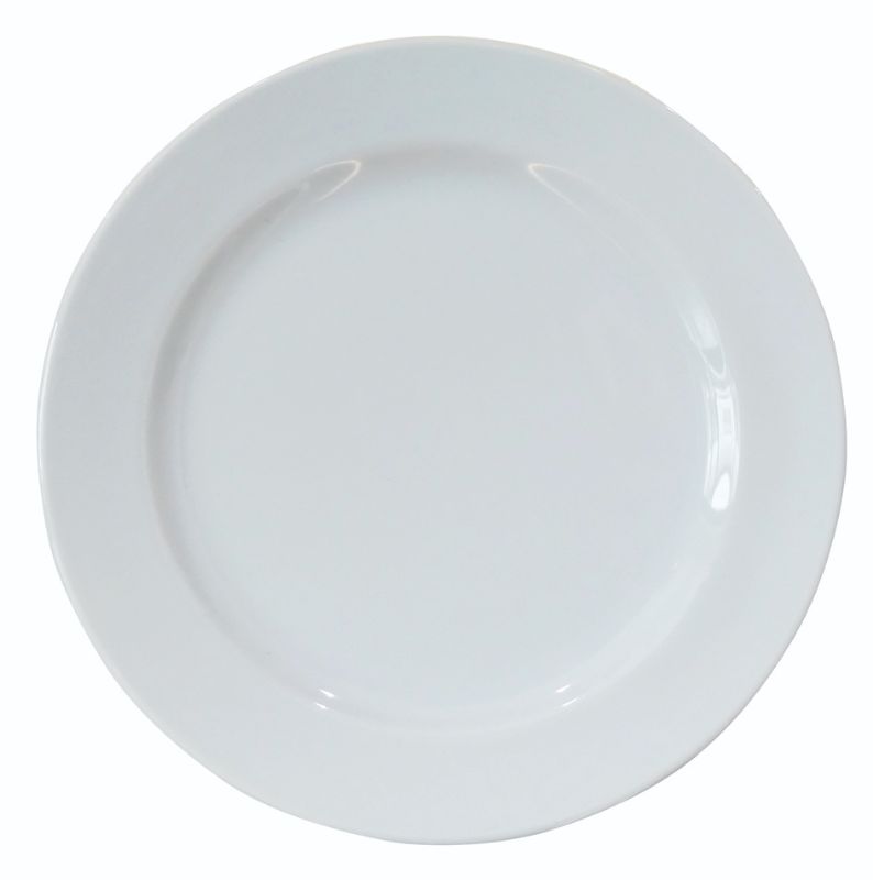 Elegant 18cm Royal Porcelain side plate, durable and versatile for sides, desserts, or appetizers.