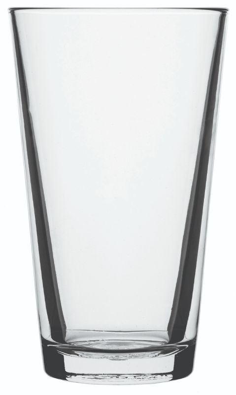 Elegant 425ml glass tumbler with durable construction, perfect for cocktails, iced tea, or smoothies.