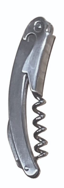 Sleek Waiters Friend - Cutler corkscrew with stainless steel design, ideal for effortlessly opening wine bottles.