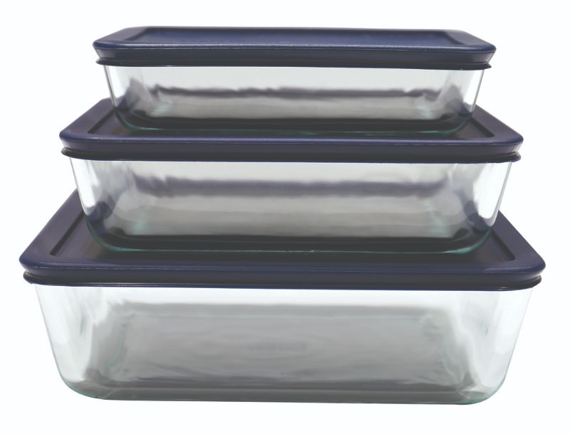 Rectangle Bowl with Lid - Pyrex (2.6L)