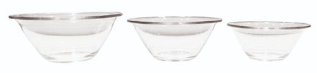 Elegant 3L glass bowl from Mr Chef, perfect for mixing, serving, and storing with a modern design for every kitchen.