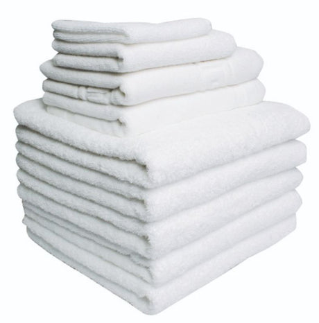 Plush 100% cotton hand towel (71cm) with 650gsm weight, offering spa-like softness and elegant design for everyday use.