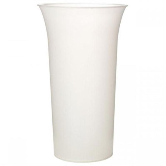 Clear glass display vase, 30cm tall and 17cm wide, perfect for showcasing flowers and enhancing home decor elegance.