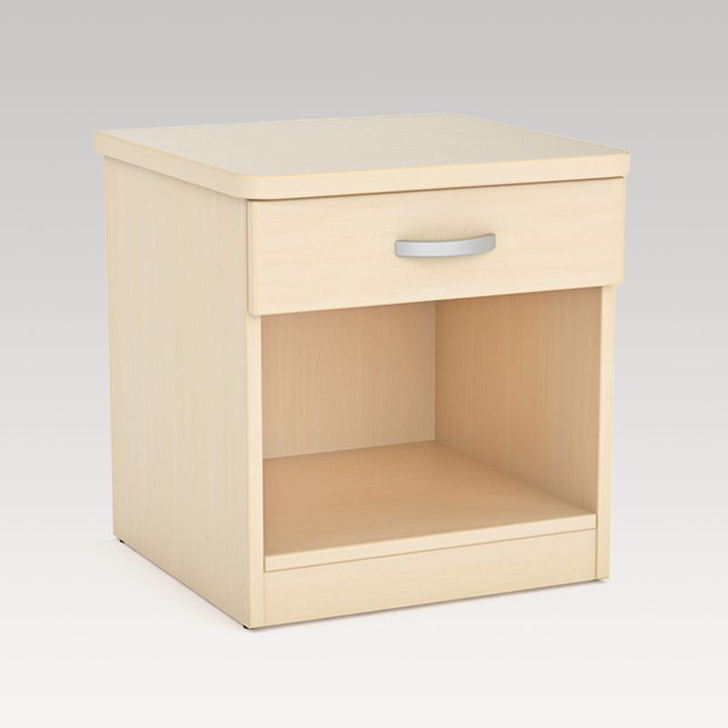 Stylish Nordic Maple bedside cabinet with sturdy construction, ball bearing drawers, and modern Scandinavian design.