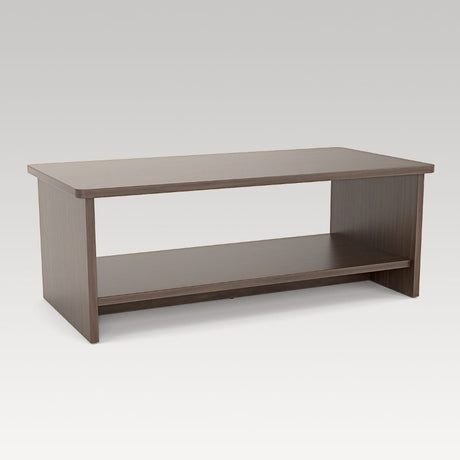 Bristol Coffee Table in Dark Oak features a sturdy design with a 2.5cm thick top, magazine rack, and elegant finish.