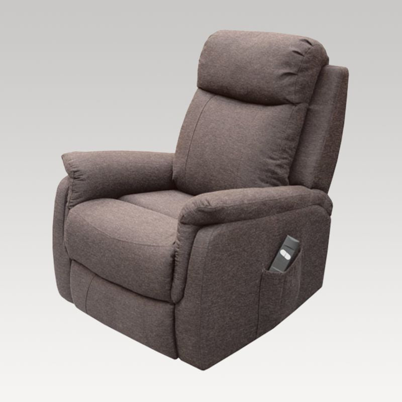 Cambridge Lifter Chair in Fabric Hay, a stylish lift chair offering comfort, support, and ease of use for enhanced mobility.