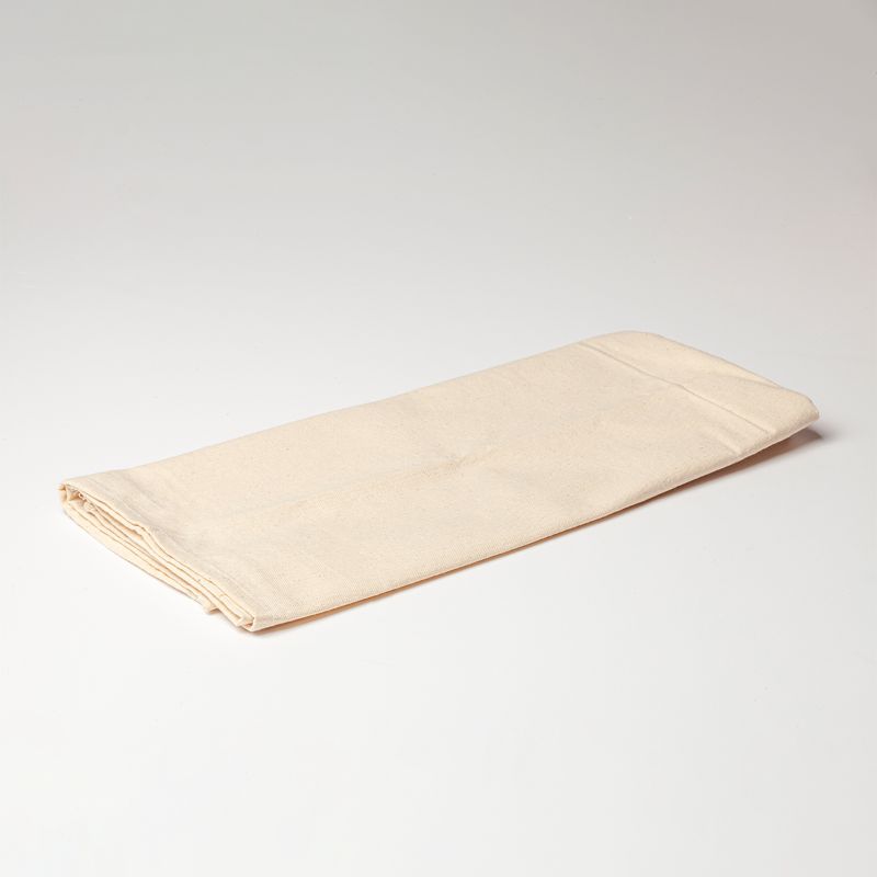 100% cotton unbleached tea towel with 1cm hems, eco-friendly, ultra-absorbent, perfect for kitchen use and serving.