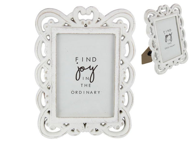 Elegant MDF filigree photo frames, 26cm, set of 2, perfect for showcasing cherished memories in any home decor.