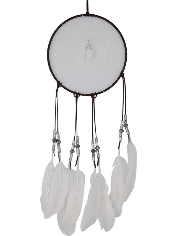 Set of 2 20cm dreamcatchers featuring intricate beadwork and feathers for spiritual cleansing and home decor.