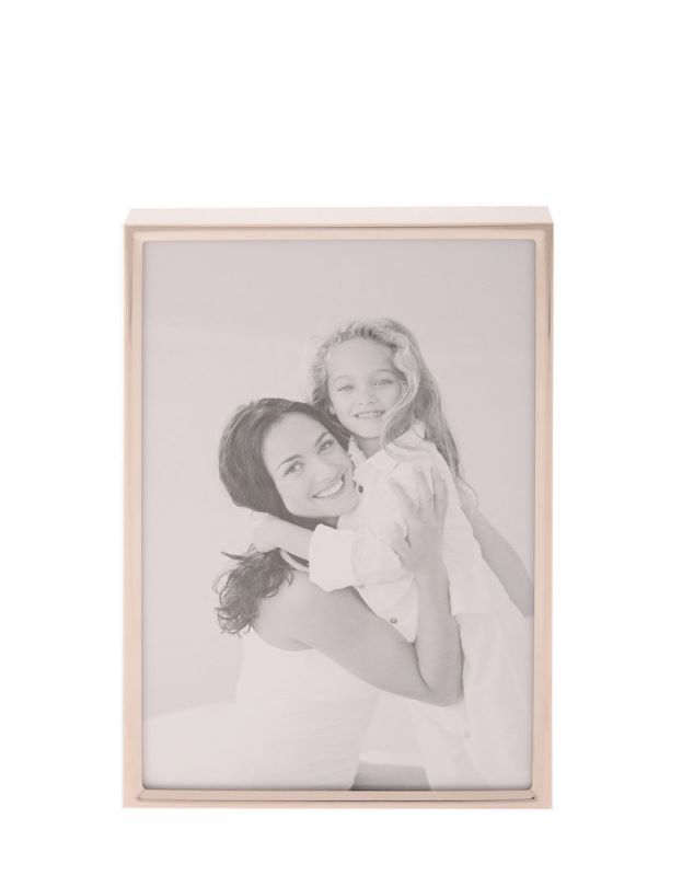 Elegant silver slim photo frames for 4 x 6" photos, perfect for displaying cherished memories in any decor. Set of 2.