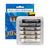 Art Spectrum 6-Pack Soft Pastels featuring black, gray, and white shades for versatile and vibrant artistic expression.