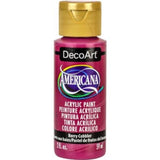 Vibrant Americana Acrylics 2oz Berry Cobbler paint, perfect for art and crafts with rich pigments and a matte finish.