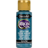 Moody Blue Americana Acrylics 2oz paint, perfect for versatile art and crafts with rich color and easy blending.