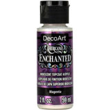 Vibrant 2oz magenta color-shifting paint from Decoart, perfect for adding depth and shimmer to artistic projects.