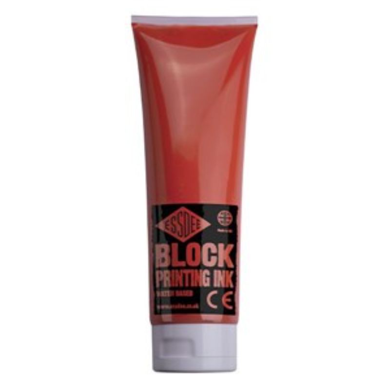 Essdee Block Print Ink 300ml Vermillion