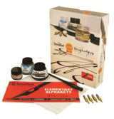 Speedball Super Value Calligraphy Kit featuring various nibs, inks, and tools for beginner and expert calligraphers.