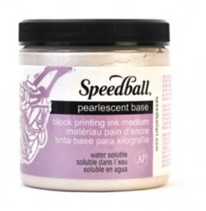 Speedball W/B Block Ptg Pearlst Base 8oz