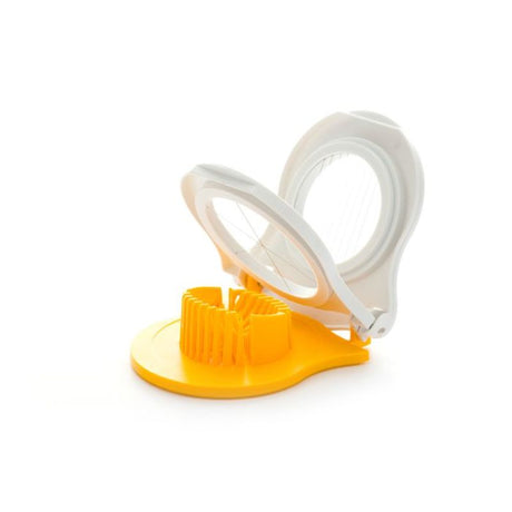 Egg Wedger and Slicer by Dexam, designed for perfect egg slices and wedges for salads and sandwiches. Dishwasher safe.