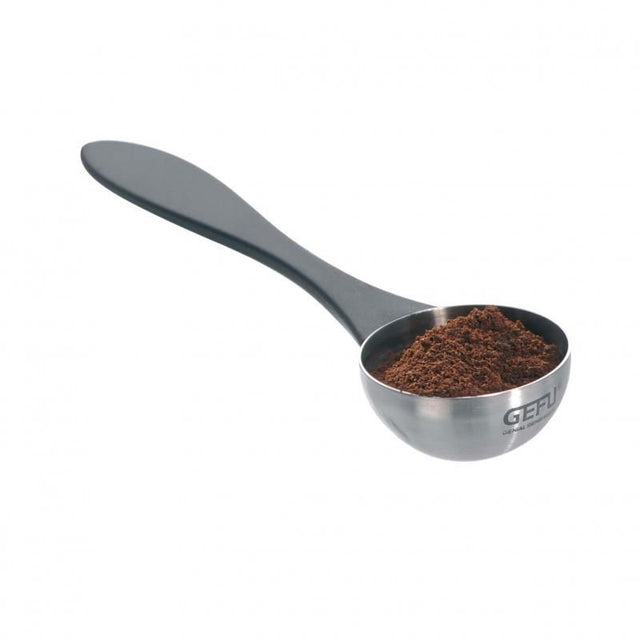 Gefu Misurino Coffee Measure 7g: Ergonomic tool for precise 7g coffee measurements, made of stainless steel and BPA-free plastic.