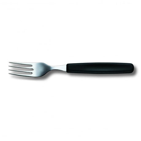 Sleek black Victorinox Table Fork, 19.8 cm, made of durable stainless steel with a comfortable polypropylene handle.