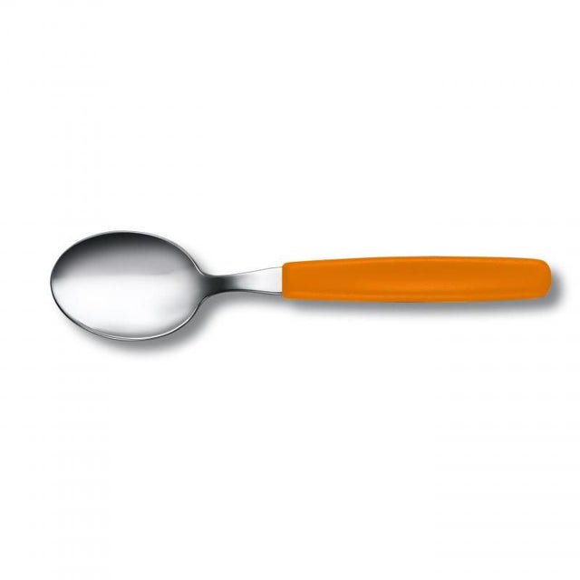 Victorinox Prof Table Spoon with orange handle, designed for comfortable use and durability, perfect for everyday dining.