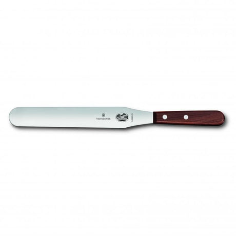 Victorinox 25cm flexible spatula with Rosewood handle, perfect for spreading, flipping, and serving in style.