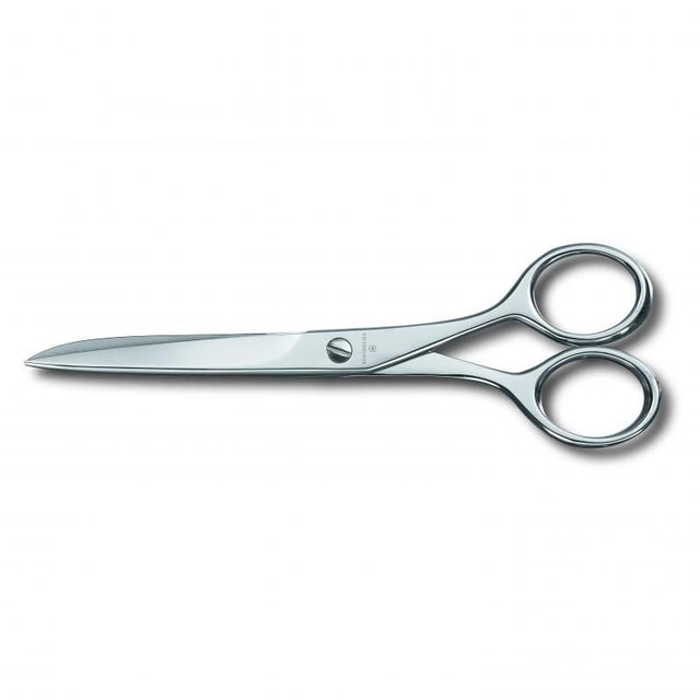 Victorinox 15cm household scissors, crafted in Sweden, featuring sharp stainless steel blades and ergonomic handles for precise cutting.