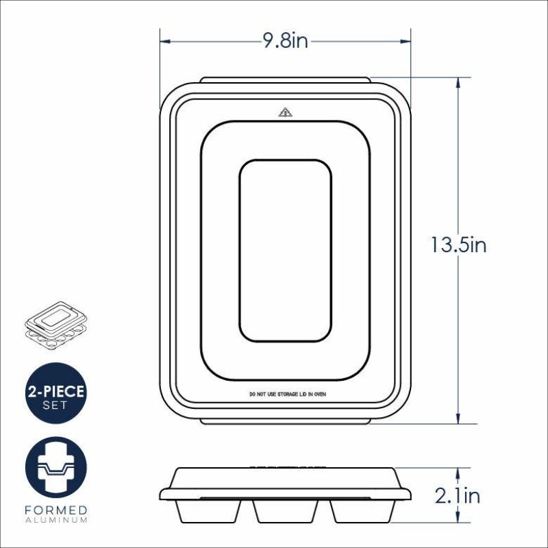 Nordic Ware Naturals® 12-Cup Muffin Pan with lid, crafted from aluminum for even baking and easy transport.