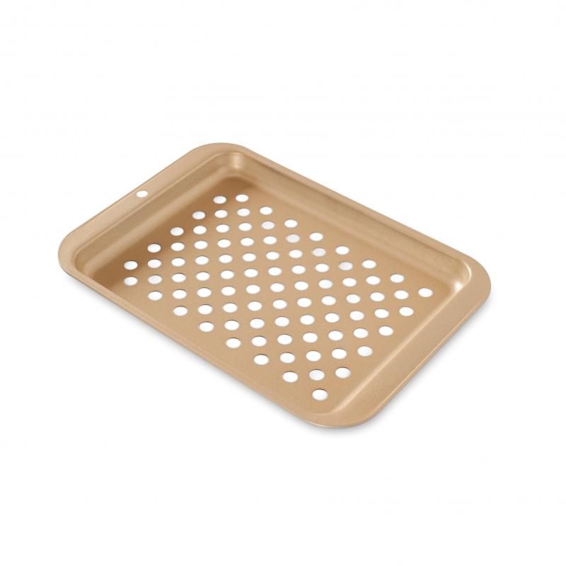 Nordic Ware Nonstick Compact Ovenware Crisping Sheet for even browning and crispy dishes; perfect for small ovens.