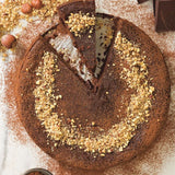 Nordic Ware 9" springform pan with PFOA-free nonstick surface for effortless baking and easy release of delicate desserts.